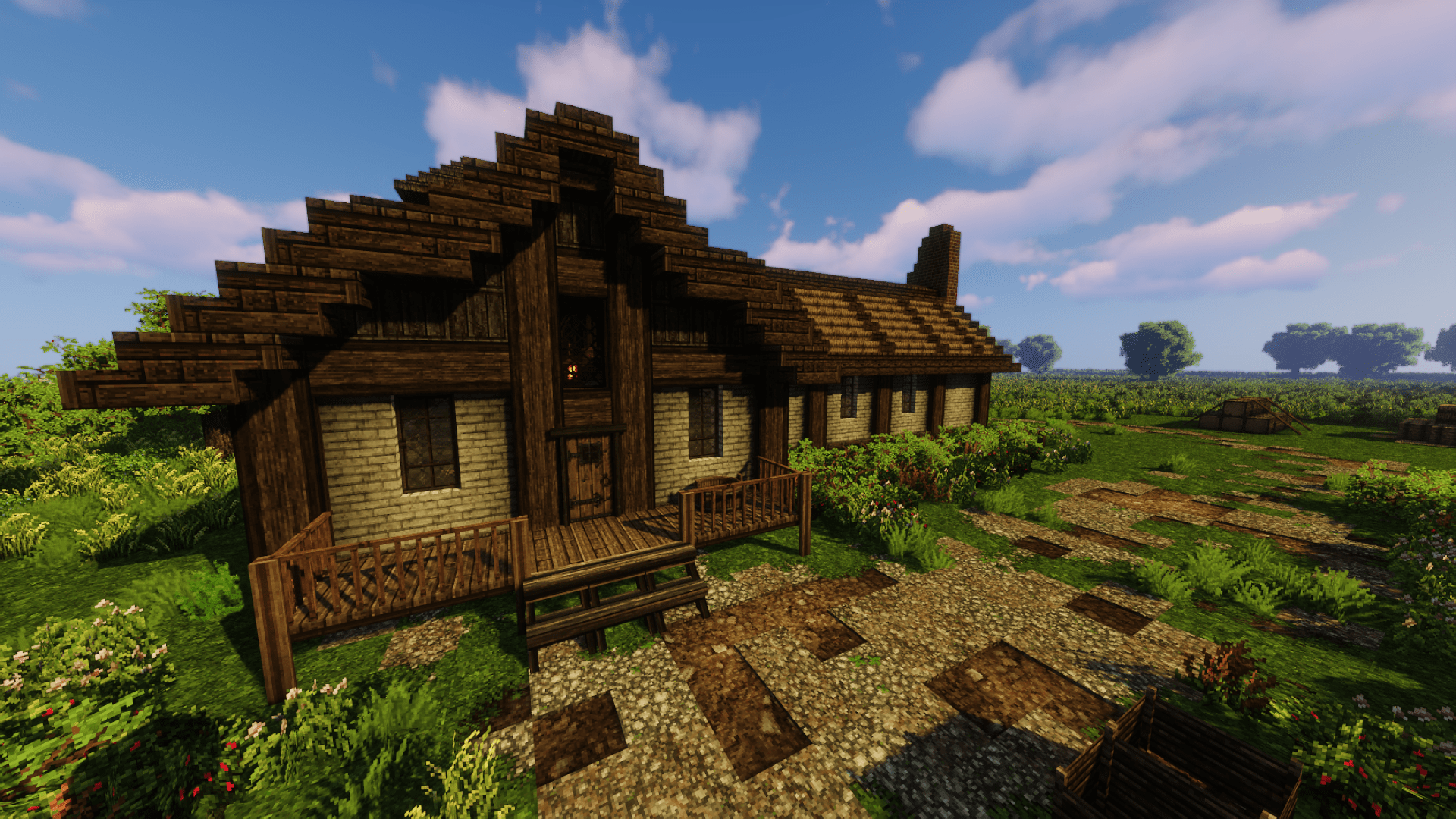 The Oakenmond farm house. Which is now the spawn area!
